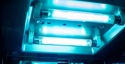 Germicidal UV light system for HVAC